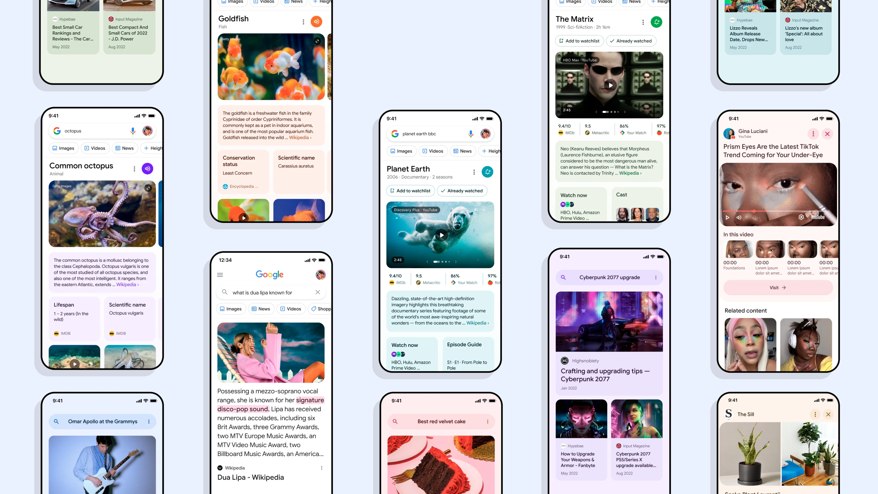 Google Search vision — 2023 product landscape